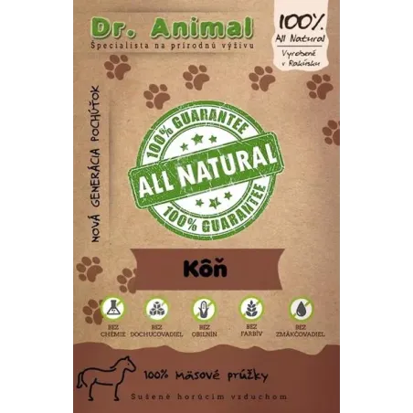 Pamlsok Dr. Animal kôň mäs. prúžky 80g