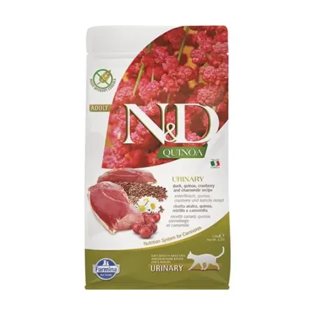 Farmina N&D cat QUINOA (GF) adult, urinary, duck & cranberry 1,5 kg