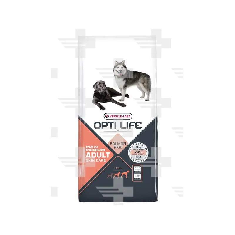 VL Opti Life dog Adult Skin Care Medium & Maxi 12,5 kg