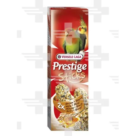 Pamlsok VL Prestige Sticks Big Parakeets Nuts & Honey 2 ks- tyčinky pre stredné papagáje s medom a orechami 140 g