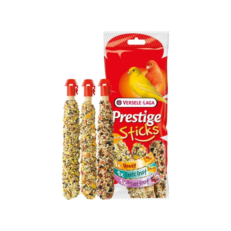 Pamlsok VL Prestige Sticks Canaries Triple Variety Pack- 3 tyčinky s rôznymi príchuťami 90 g Pamlsok VL Prestige Sticks Canaries Triple Variety Pack- 3 tyčinky s rôznymi príchuťami 90 g