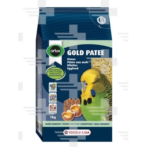 VL Orlux Gold Patee Small Parakeets- vaječné krmivo vlhčené medom pre andulky a malé papagáje 1 kg