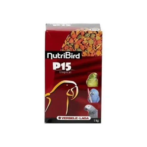 VL NutriBird P15 Tropical- extrudy pre veľké papagáje s tropickým ovocím na denné kŕmenie 3 kg