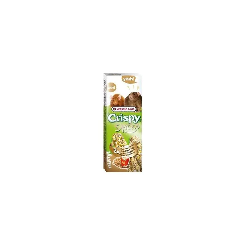 Pamlsok VL Crispy Sticks Rats-Mice Popcorn & Nuts- kukurica a oriešky, potkan/myš 2 ks 110 g