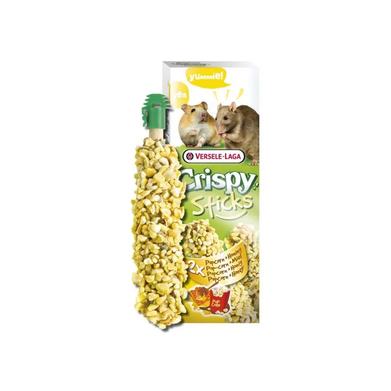 Pamlsok VL Crispy Sticks Hamsters-Rats Popcorn & Honey- kukurica a med, škrečok/potkan 2 ks 100 g Pamlsok VL Crispy Sticks Hamsters-Rats Popcorn & Honey- kukurica a med, škrečok/potkan 2 ks 100 g