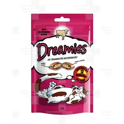 Pamlsok Mars DREAMIES cat s hovädzím 6 x 60 g