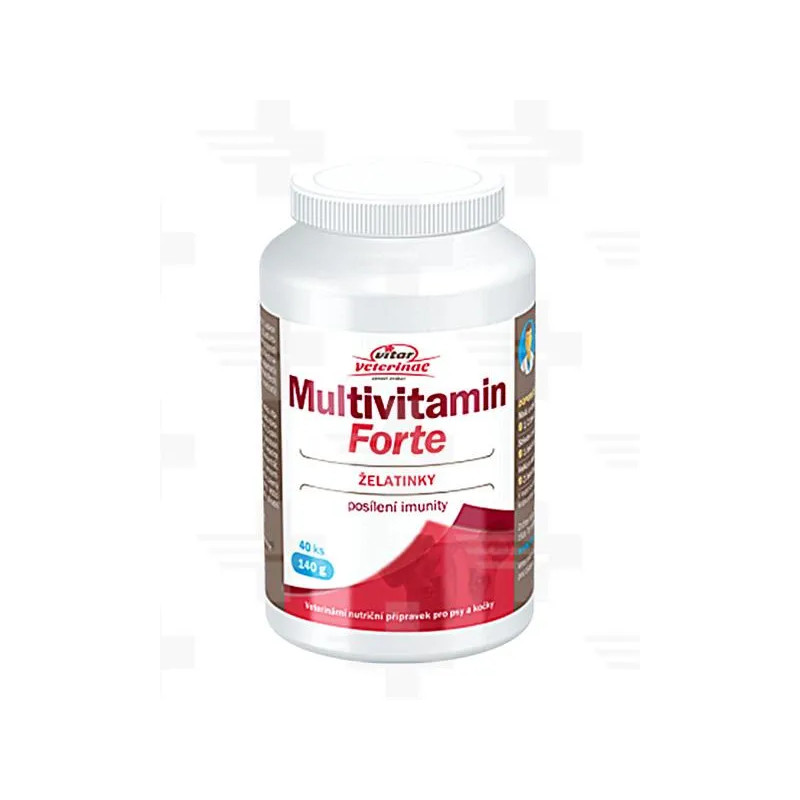 VITAR Veterinae Multivitamin Forte želé 40 ks/140 g