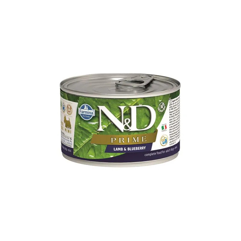 Farmina N&D dog PRIME lamb & blueberry konzerva 140 g