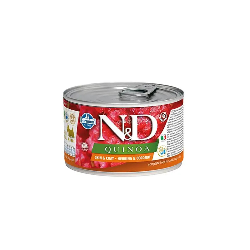 Farmina N&D dog QUINOA herring & coconut konzerva 140 g