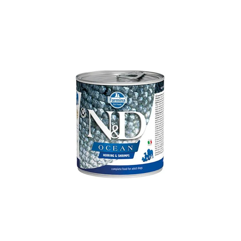 Farmina N&D dog OCEAN herring & shripms konzerva 285 g