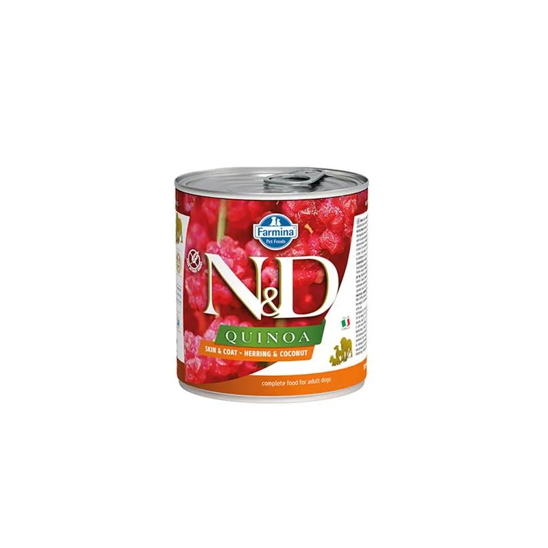 Farmina N&D dog QUINOA herring & coconut konzerva 285 g