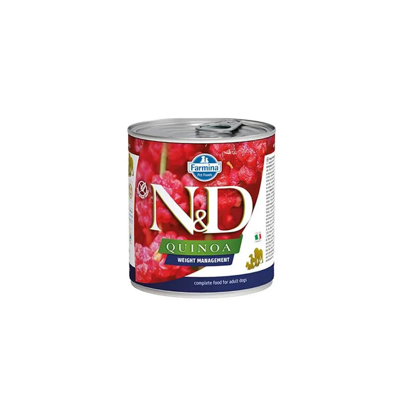 Farmina N&D dog QUINOA weight management konzerva 285 g