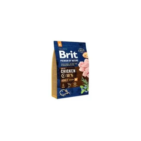 Brit Premium by Nature dog Adult M 3 kg