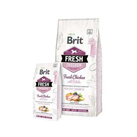 BRIT Fresh Puppy Heatlhy Grow kura so zemiakom 12 kg