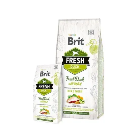 BRIT Fresh Active Run & Work kačacie s prosom 2,5 kg