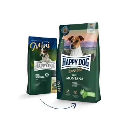 Happy Dog SUPER PREMIUM - Sensible MINI - Montana konské mäso a zemiaky / bez obilia 4 kg