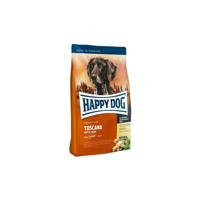 Happy Dog SUPER PREMIUM - Supreme SENSIBLE - Toscana losos a kačica 1 kg Happy Dog SUPER PREMIUM - Supreme SENSIBLE - Toscana losos a kačica 1 kg