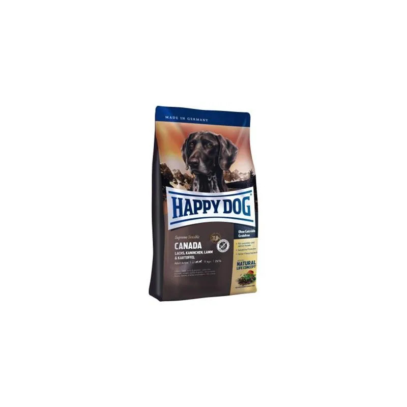 Happy Dog SUPER PREMIUM - Supreme SENSIBLE - Canada losos, králik, jahňacina a zemiaky 1 kg Happy Dog SUPER PREMIUM - Supreme SENSIBLE - Canada losos, králik, jahňacina a zemiaky 1 kg