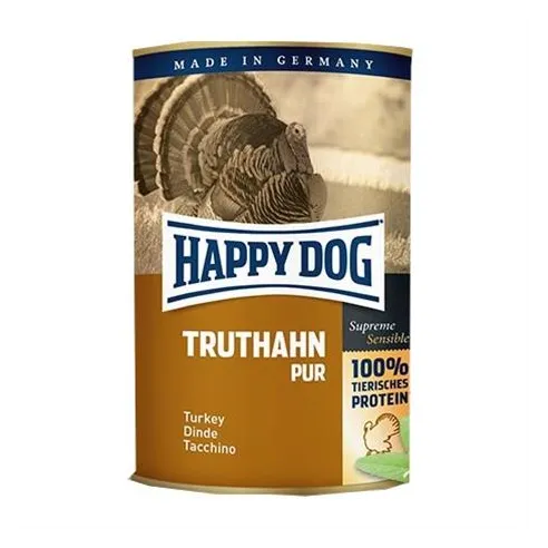 Happy Dog PREMIUM - Fleisch Pur - morčacie mäso konzerva 400 g