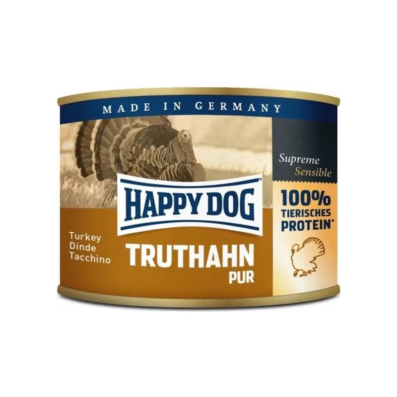 Happy Dog PREMIUM - Fleisch Pur - morčacie mäso konzerva 800 g