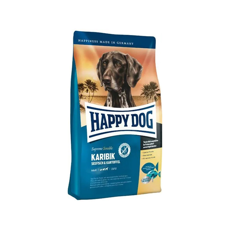 Happy Dog SUPER PREMIUM - Supreme SENSIBLE - Karibik morské ryby a zemiaky 4 kg Happy Dog SUPER PREMIUM - Supreme SENSIBLE - Karibik morské ryby a zemiaky 4 kg
