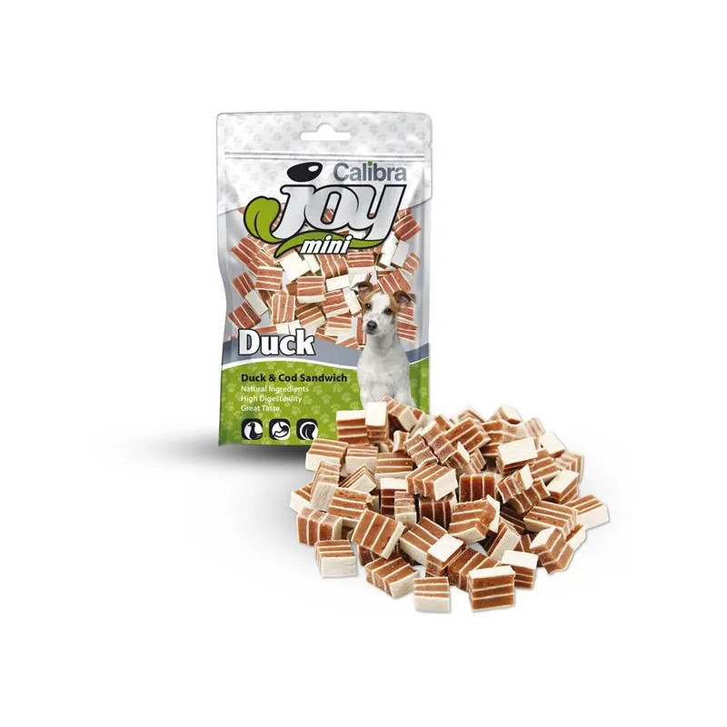 Pamlsok CALIBRA Joy DOG Mini Duck&Cod Sandwich 70 g