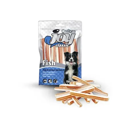 Pamlsok CALIBRA Joy DOG Classic Chicken & Fish Sandwich 80g