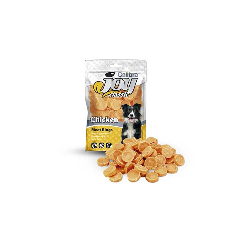 Pamlsok CALIBRA Joy DOG Classic Chicken rings 80 g Pamlsok CALIBRA Joy DOG Classic Chicken rings 80 g