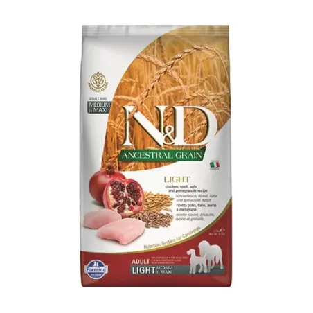 Farmina N&D dog AG adult medium & maxi, light, chicken, spelt, oats & pomegranate 2,5 kg