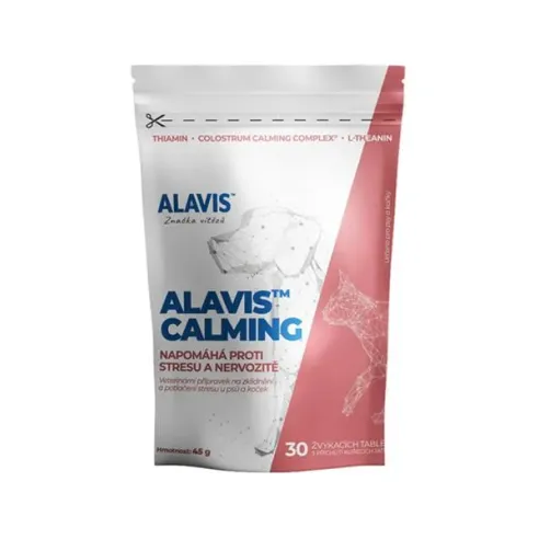 ALAVIS Calming Extra silný pre psov 96 g/30 žuvacích tabliet