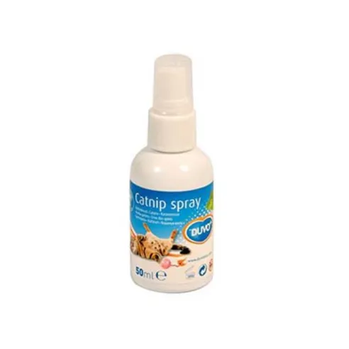 Spray Catnip DUVO+ stimulačný sprej na podporu hrania mačiek 50 ml