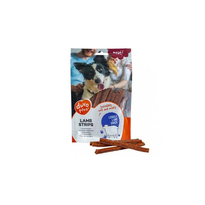 Pamlsok DUVO+ Prúžky jahňacie 80 gr