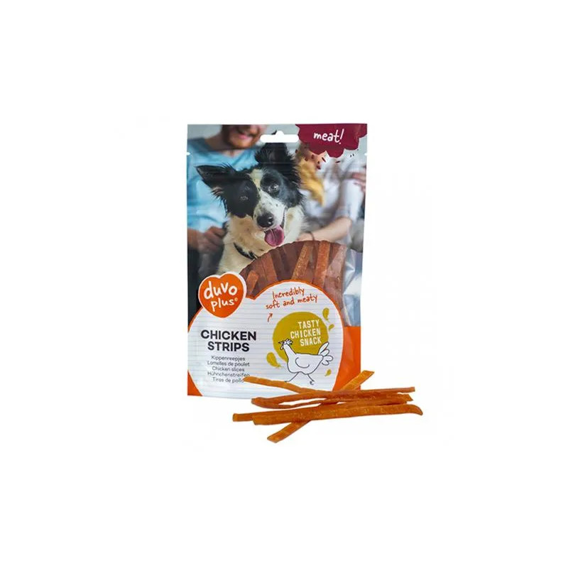 Pamlsok DUVO+ Prúžky kuracie 80 gr Pamlsok DUVO+ Prúžky kuracie 80 gr