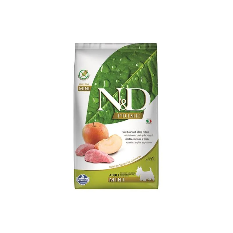 Farmina N&D dog PRIME (GF) adult mini, boar & apple 2,5 kg
