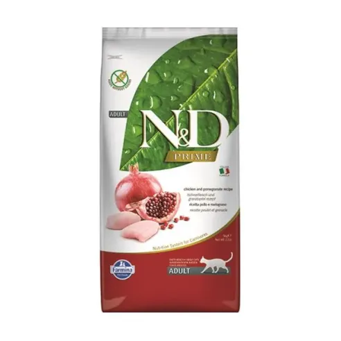 Farmina N&D cat PRIME (GF) adult, chicken & pomegranate 5 kg