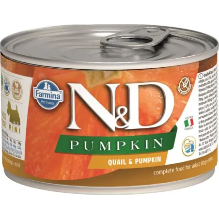 Farmina N&D dog PUMPKIN & quail konzerva 140 g