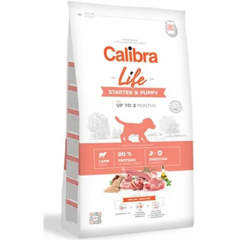 Calibra Dog Life Starter & Puppy Lamb 12 kg