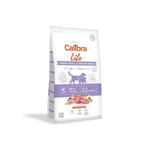 Calibra Dog Life Junior Small & Medium Breed Lamb 2,5 kg