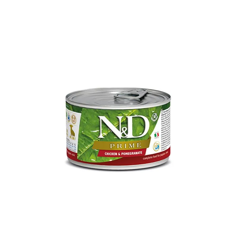 Farmina N&D dog PRIME puppy, chicken & pomegranate konzerva 140 g