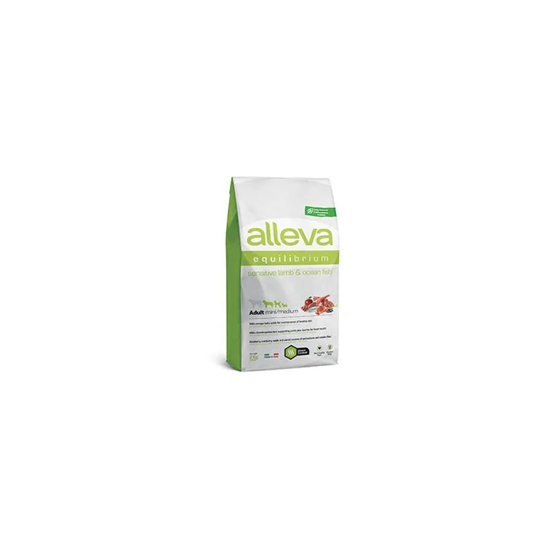 Alleva SP EQUILIBRIUM dog adult sensitive mini & medium lamb & ocean fish 2 kg Alleva SP EQUILIBRIUM dog adult sensitive mini & medium lamb & ocean fish 2 kg