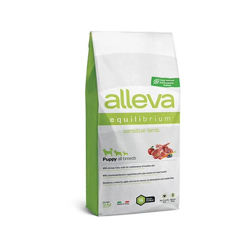Alleva SP EQUILIBRIUM dog puppy sensitive all breeds lamb 12 kg