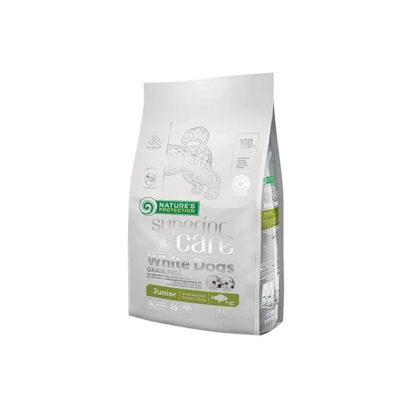 Natures P Superior care white dog GF junior white fish