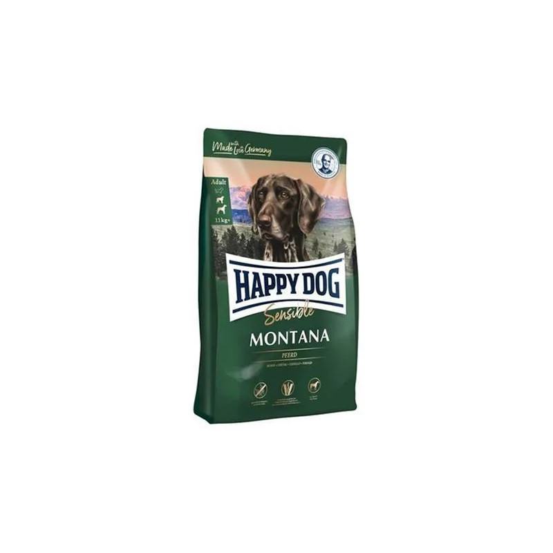 Happy Dog SUPER PREMIUM - Supreme SENSIBLE - Montana konské mäso a zemiaky / bez obilia 10 kg
