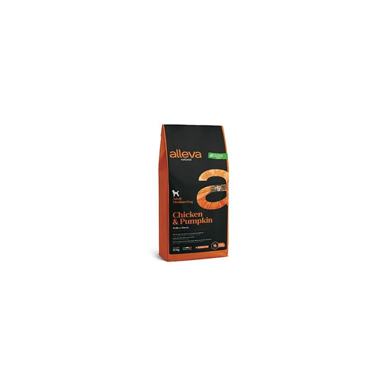 Alleva NATURAL dog adult medium chicken & pumpkin 12 kg