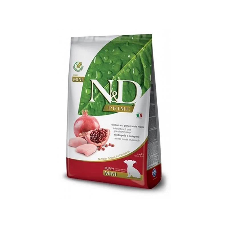 Farmina N&D dog PRIME (GF) puppy mini, chicken & pomegranate 0,8 kg Farmina N&D dog PRIME (GF) puppy mini, chicken & pomegranate 0,8 kg