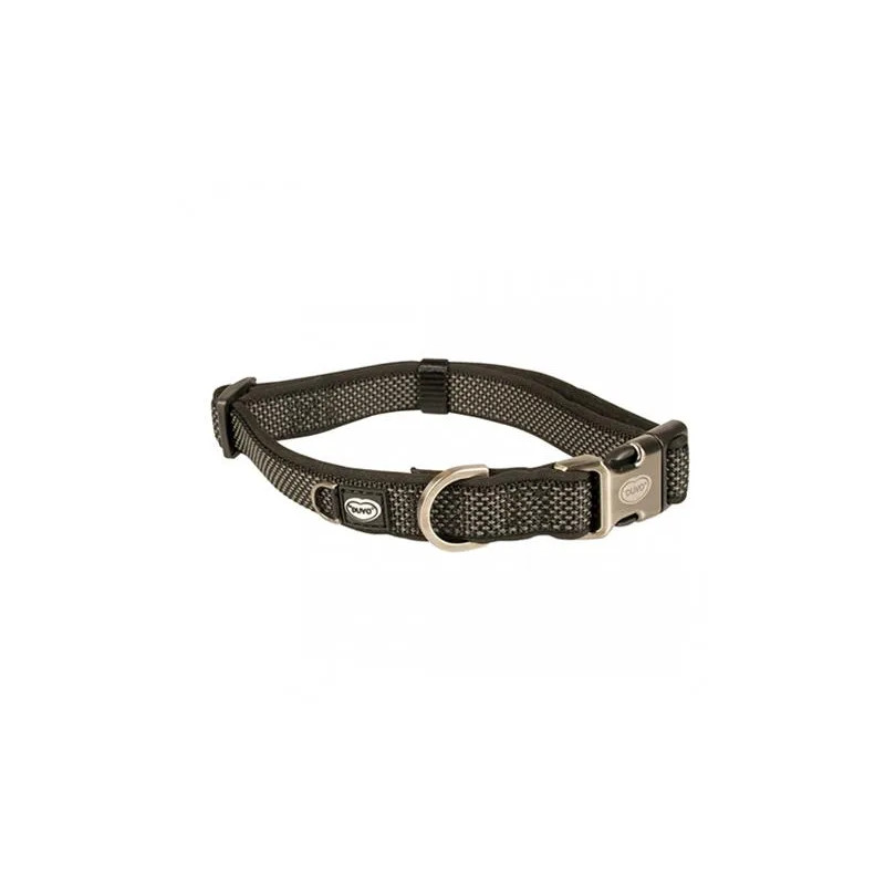 Obojok DUVO+ EXPLOR NORTH nylon čierny 30-45cm/15mm