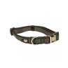 Obojok DUVO+ EXPLOR NORTH nylon čierny 30-45cm/15mm