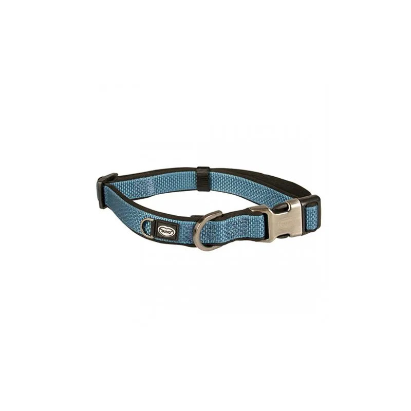 Obojok DUVO+ EXPLOR NORTH nylon petrolejovo-modrá farba 35-55cm/20mm