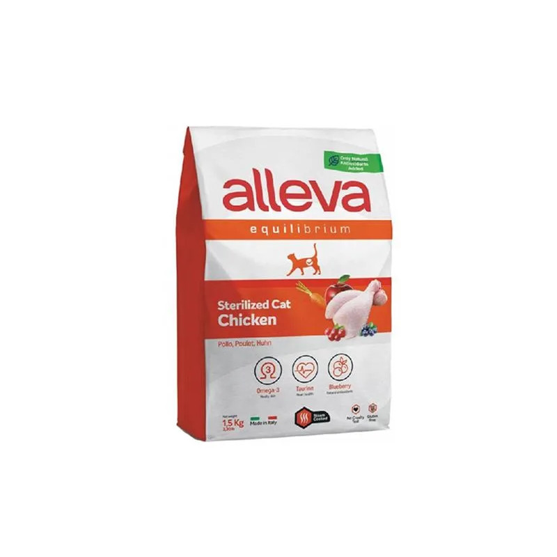 Alleva SP EQUILIBRIUM cat chicken sterilised 1,5 kg Alleva SP EQUILIBRIUM cat chicken sterilised 1,5 kg