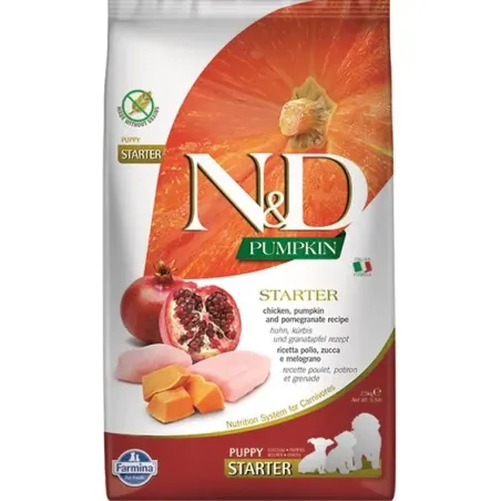 Farmina N&D dog PUMPKIN (GF) puppy starter all breeds, chicken & pomegranate 2,5 kg